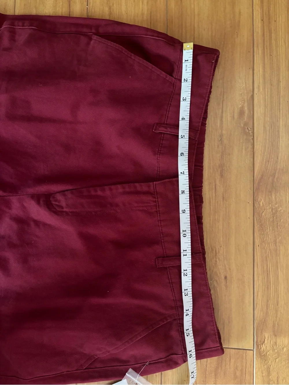 Maroon Red 100% Cotton Cargo Pants Forever 21 XL Utility New Minimalist Cozy